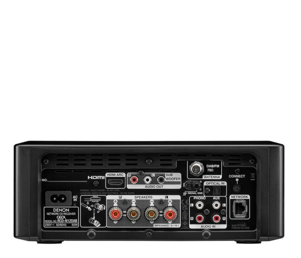 Denon RCDN-12 DAB czarny - 1193664 - zdjęcie 2